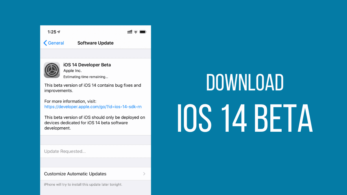 Download iOS 14 Beta IPSW (build 18A5301v)