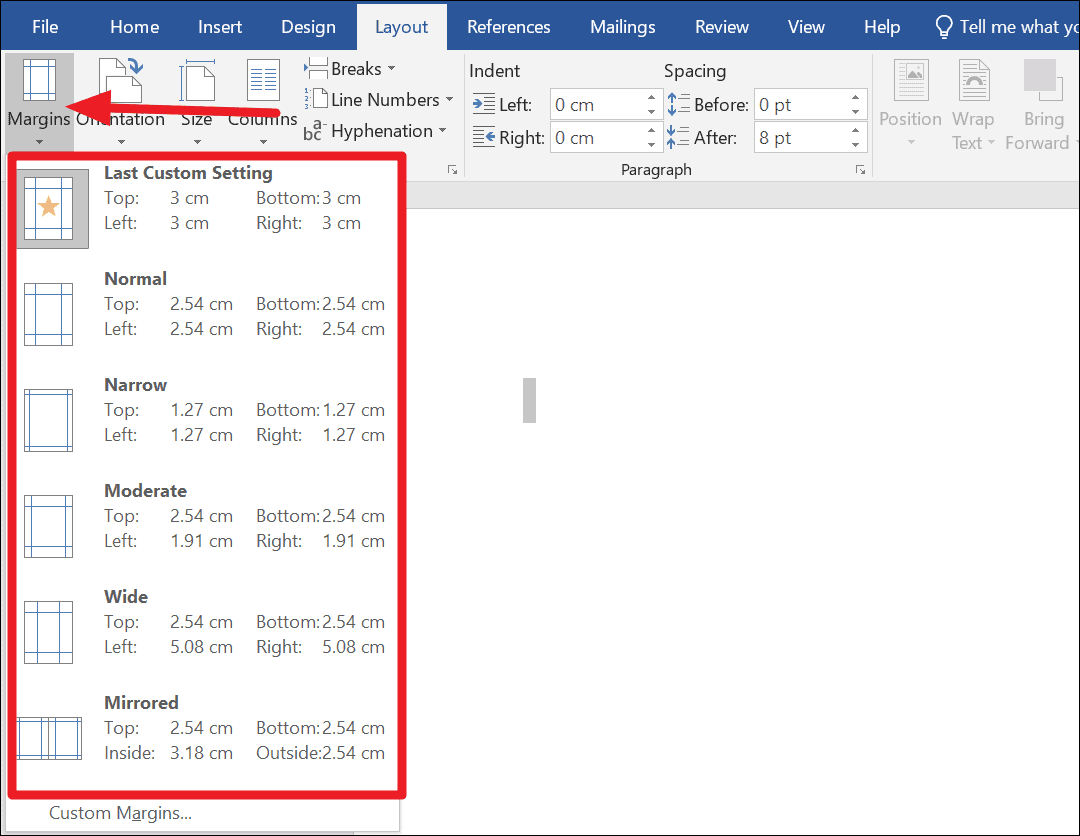 How To Change Margins In Word