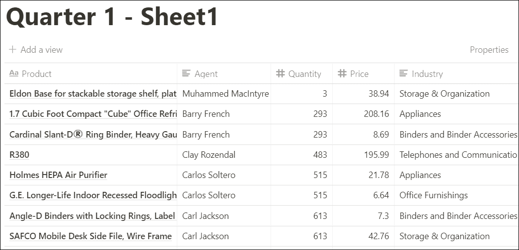 How To Import A Google Sheet Or Excel File Into Notion