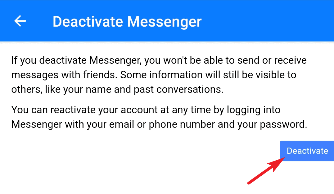 How To Deactivate Facebook Messenger On IPhone And Android