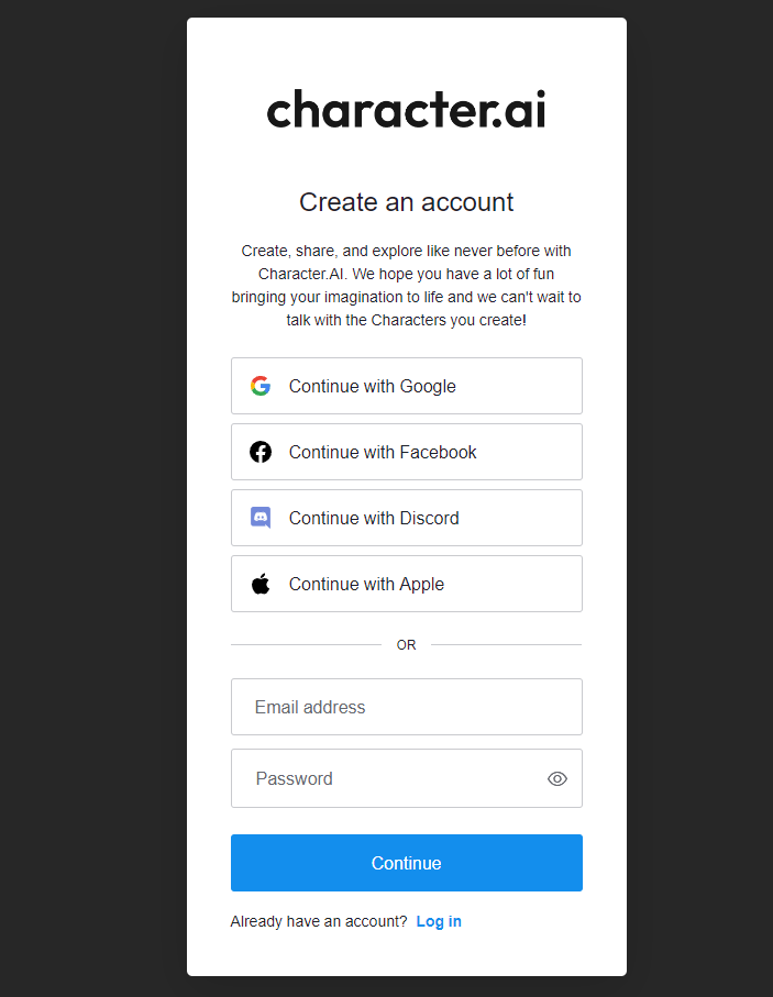 Character AI Login: Sign Up, Sign in, and Use