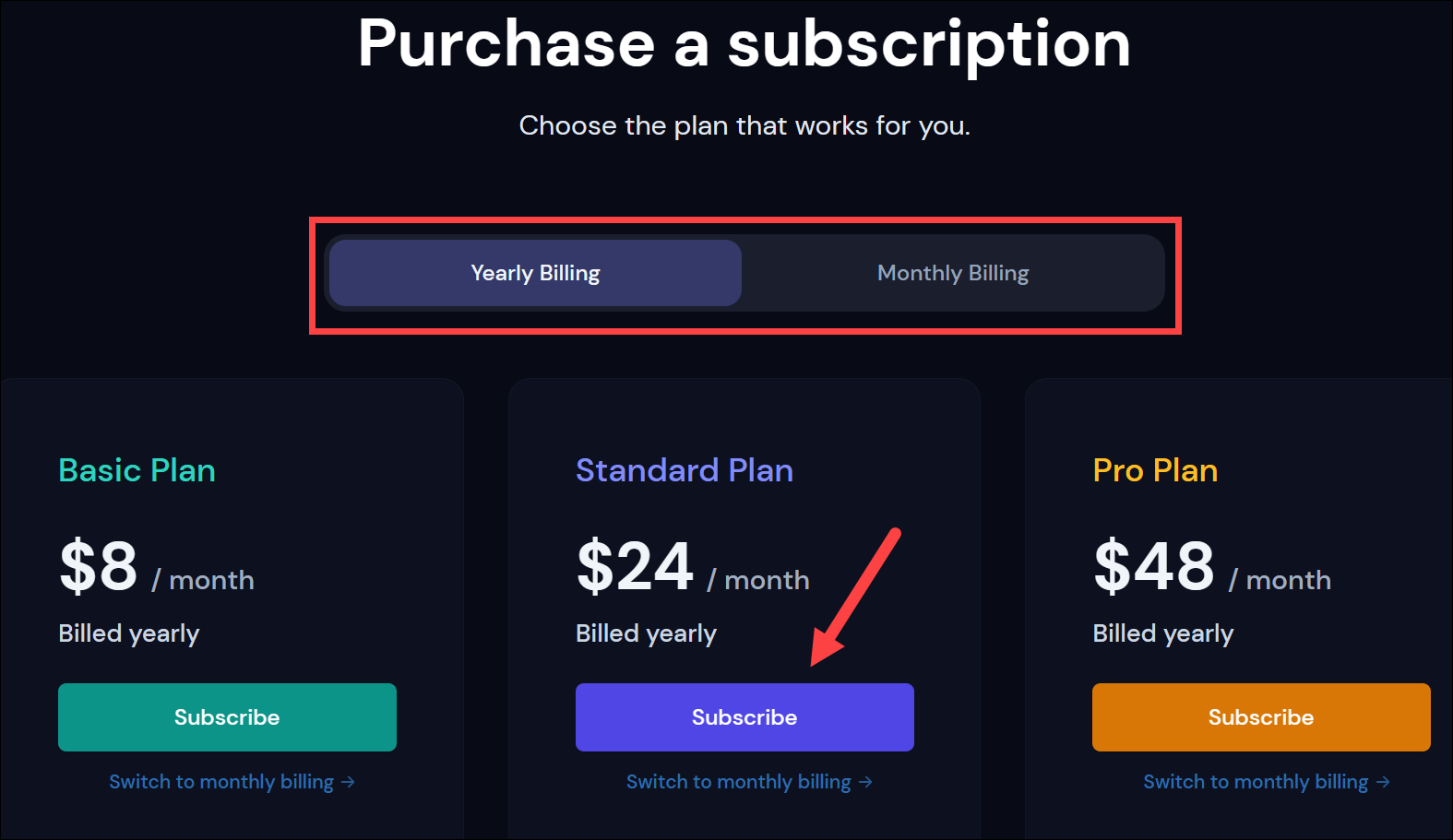 subscription mid journey