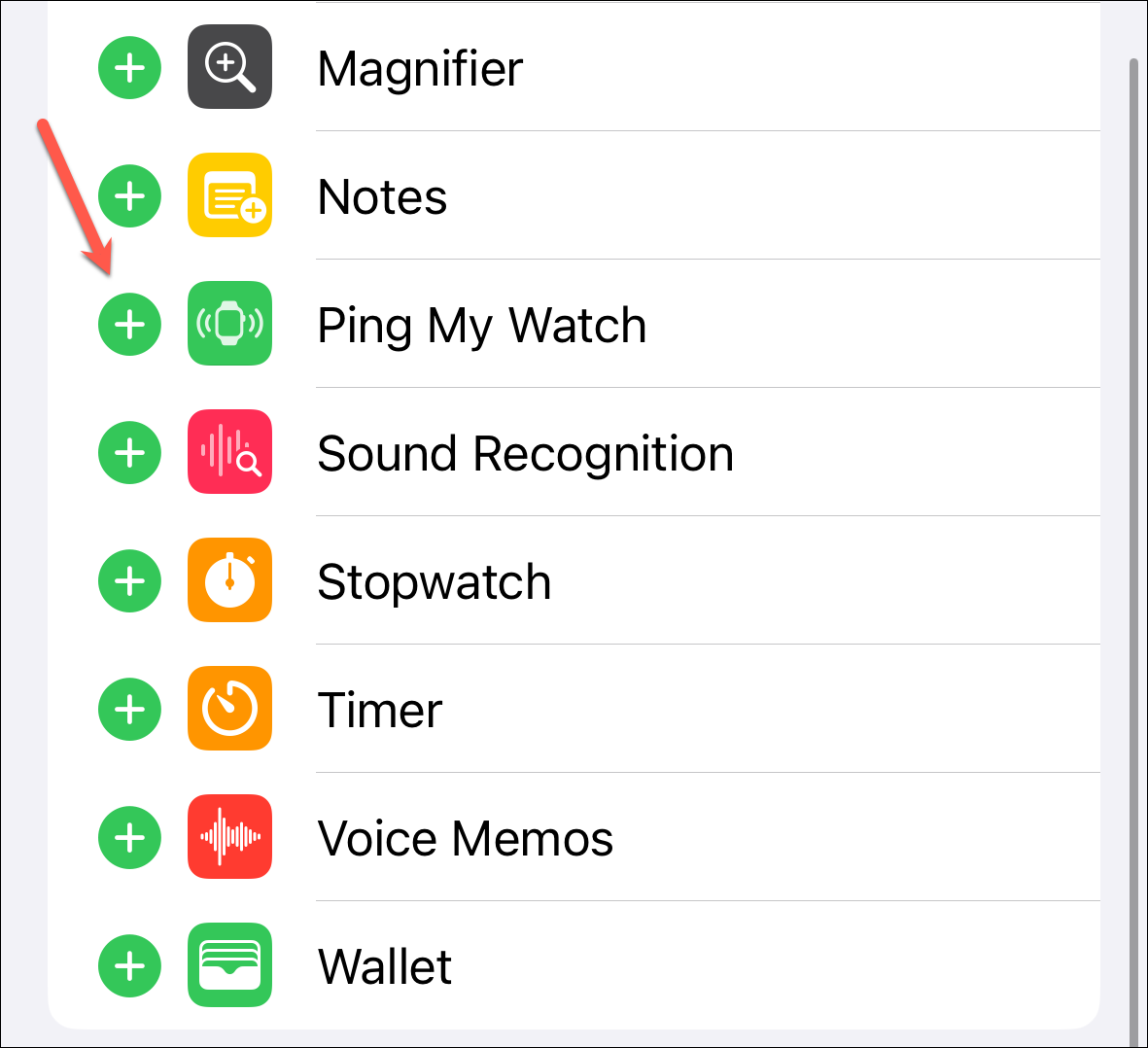 Watch OS 10… where is the ping iPhone button? : r/watchOSBeta