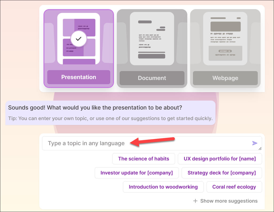 gamma ai presentation download