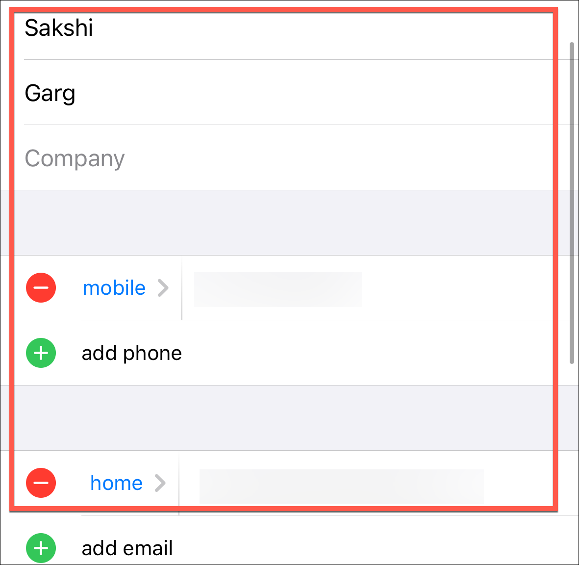 How to Set Up My Card in Contacts on iPhone