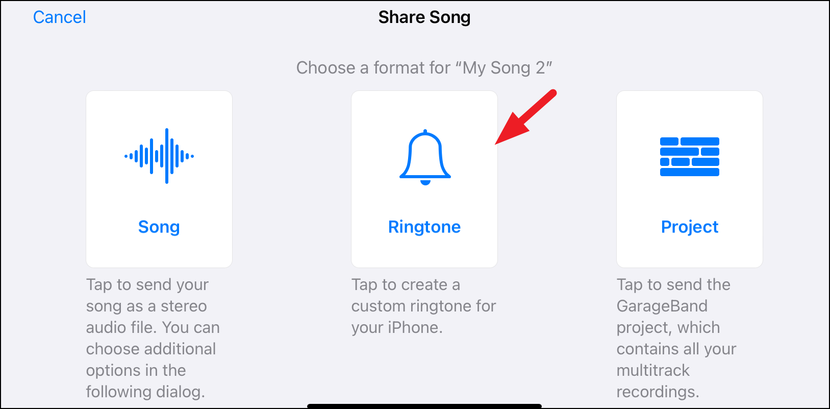 iphone set ringtone as alarm