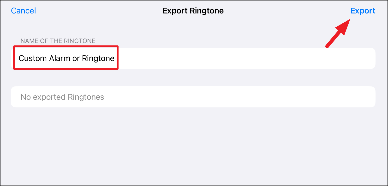 iphone set ringtone as alarm