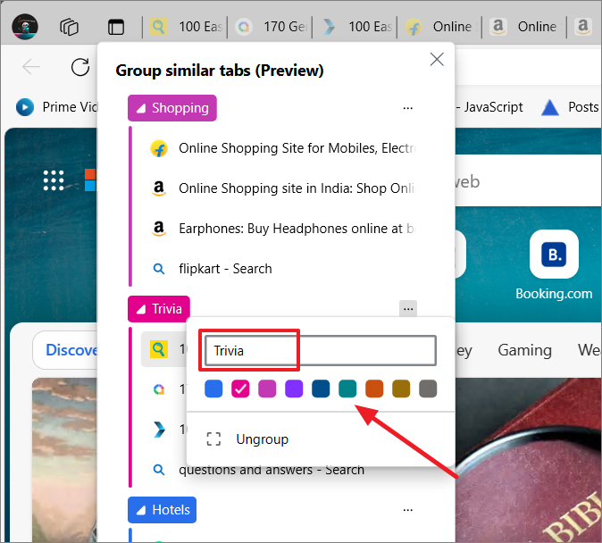 How to Automatically Group Similar Tabs in Microsoft Edge