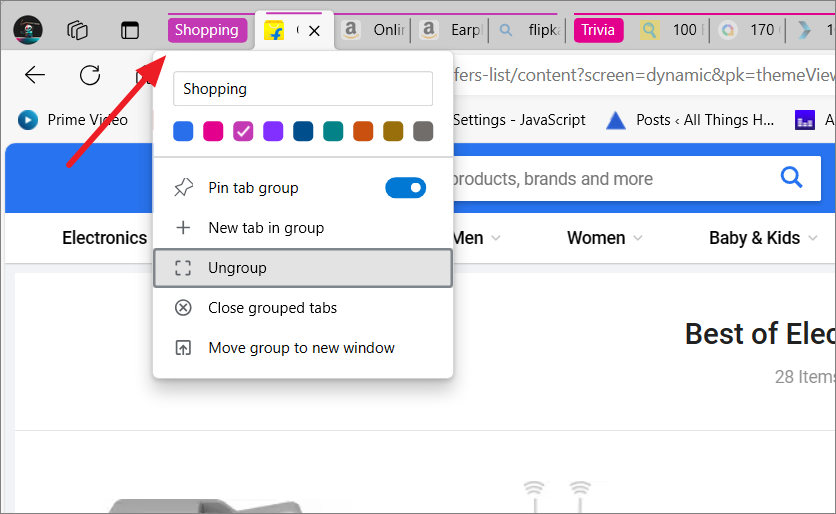 How to Automatically Group Similar Tabs in Microsoft Edge