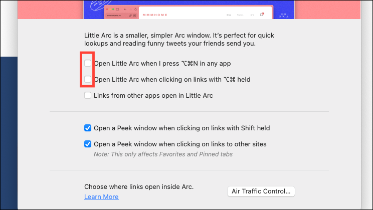 How to Turn Off 'Little Arc' Window in the Arc Browser