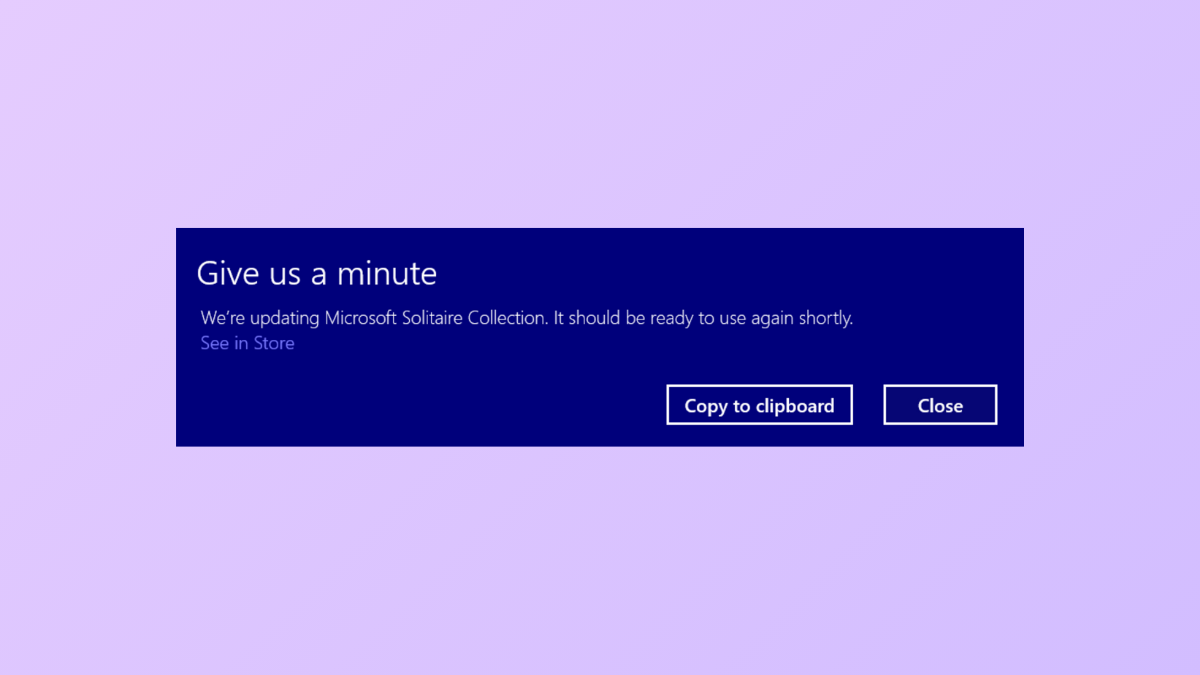 How to Get Rid of the "Give Us a Minute" Message on Windows 11