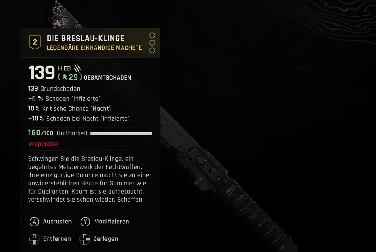Dying Light: The Beast — Get the Breslau Blade ‘Statue Sword’