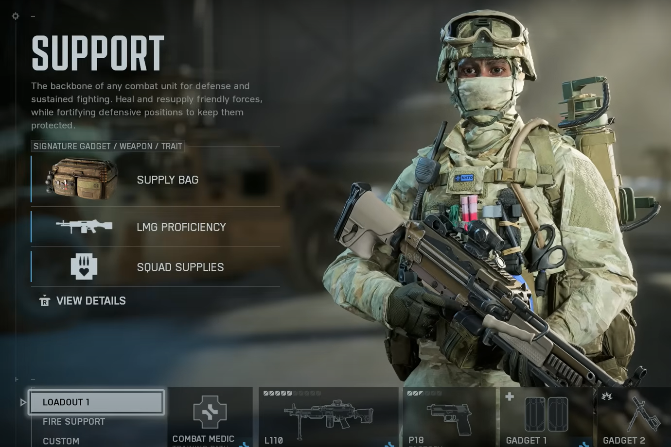 Battlefield 6 Support builds that win — medic, fire support, grenadier