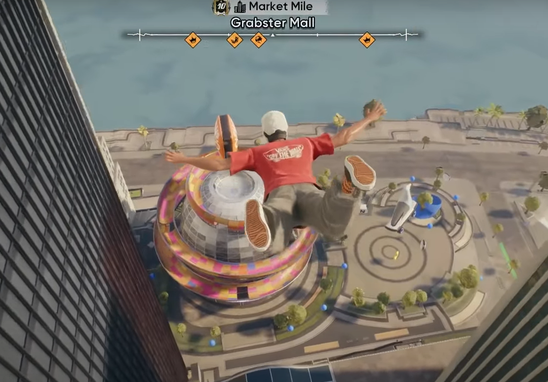 Skate 4 — Perform grabs on The O.R.B. (location and fast method)