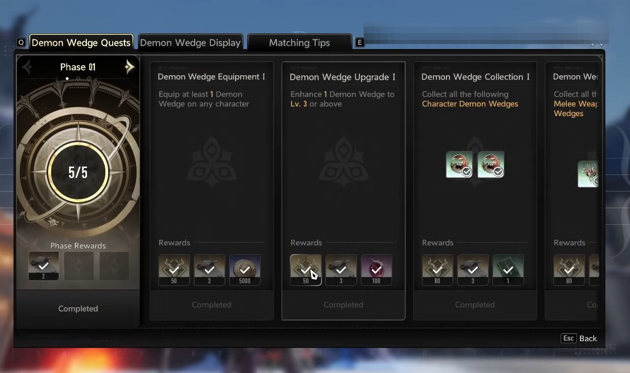 Duet Night Abyss Demon Wedges: stats, Tolerance, Tracks, gold crafting