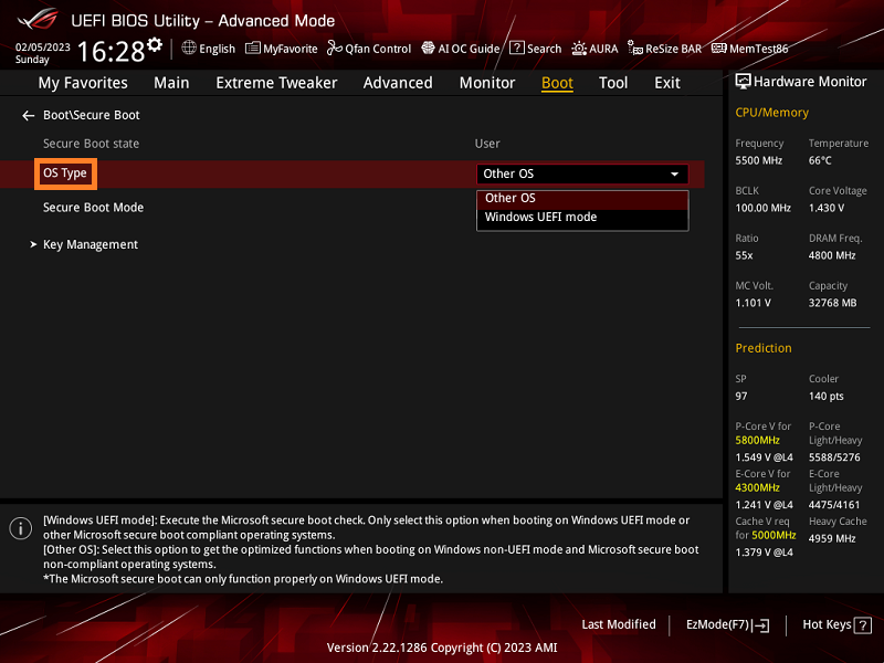 Enable Secure Boot on ASUS motherboards and laptops (UEFI)