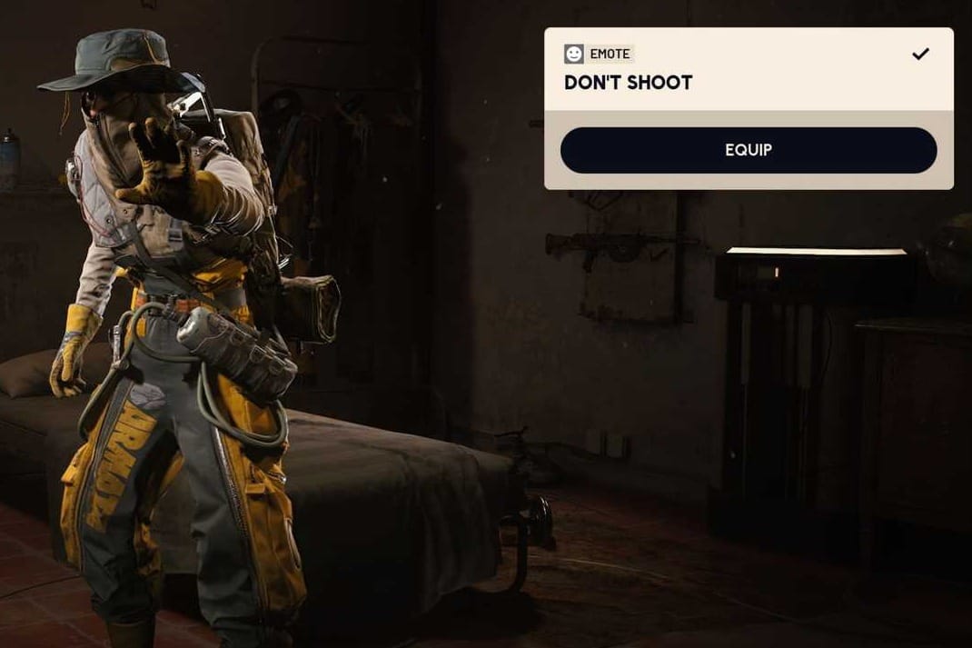 ARC Raiders 'Don't Shoot' emote — PC, PS5, Xbox controls, etiquette