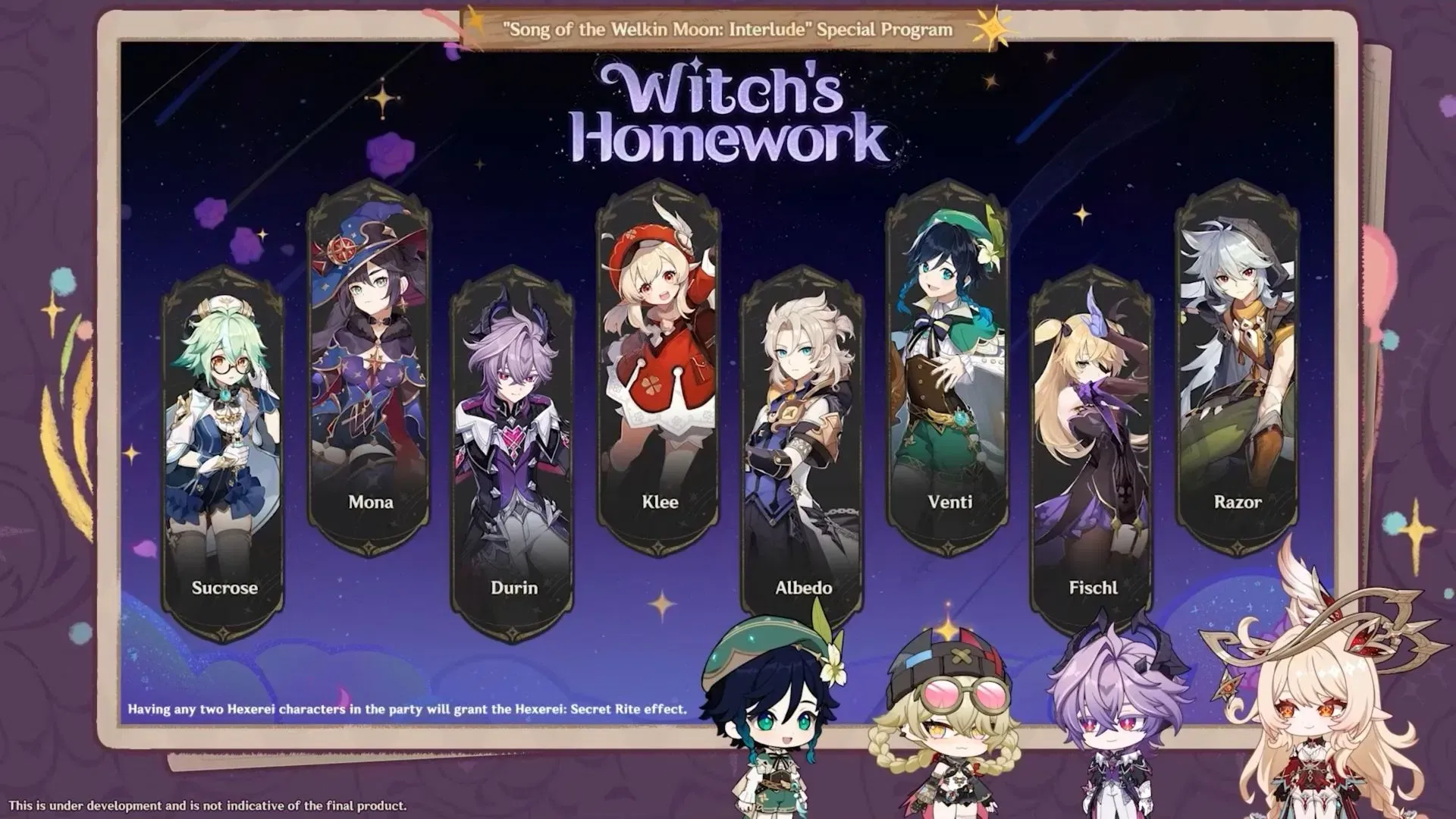 Every Hexerei character in Genshin Impact (and what their new passives do)