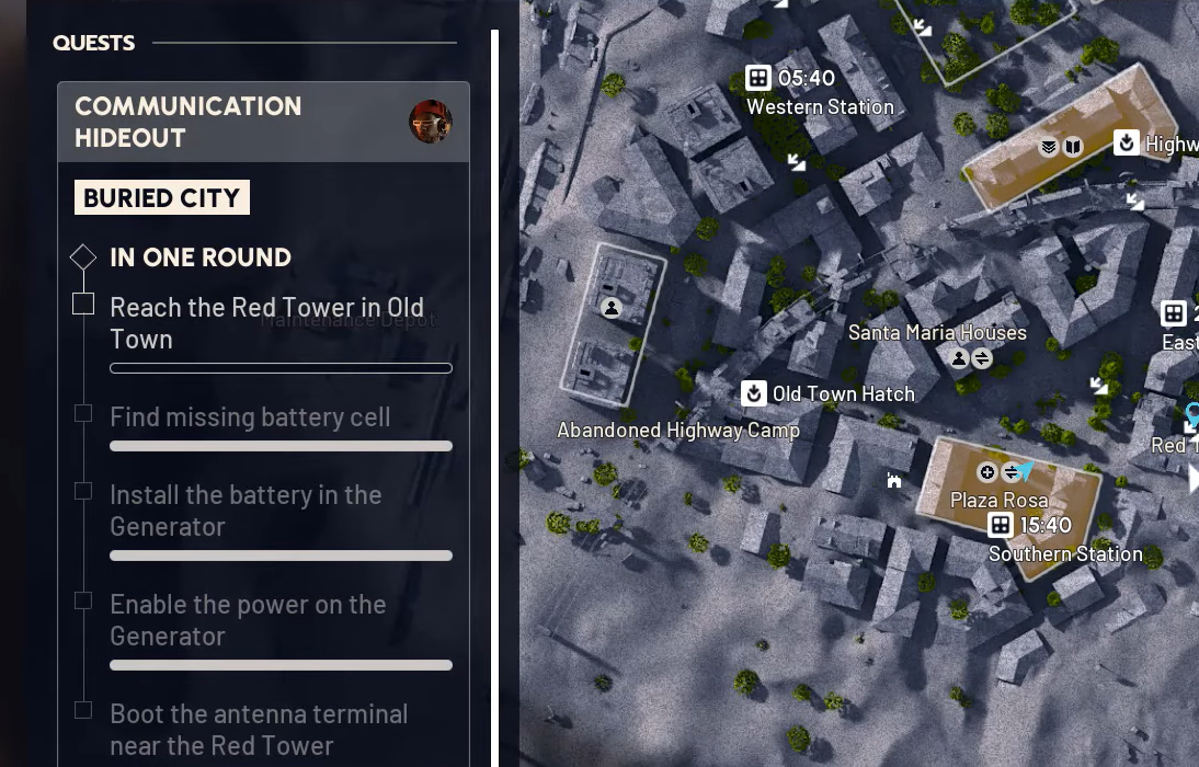 Arc Raiders: Communication Hideout - complete the Red Tower quest