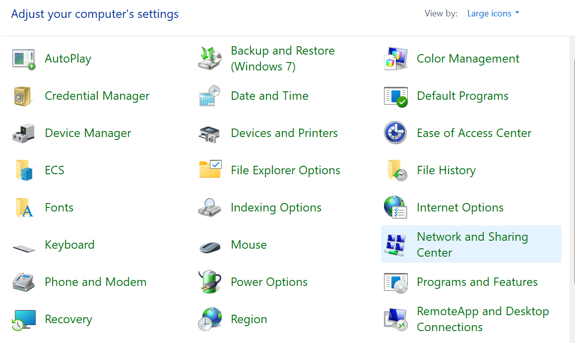 Windows 11 Network and Sharing Center Not Opening Fix