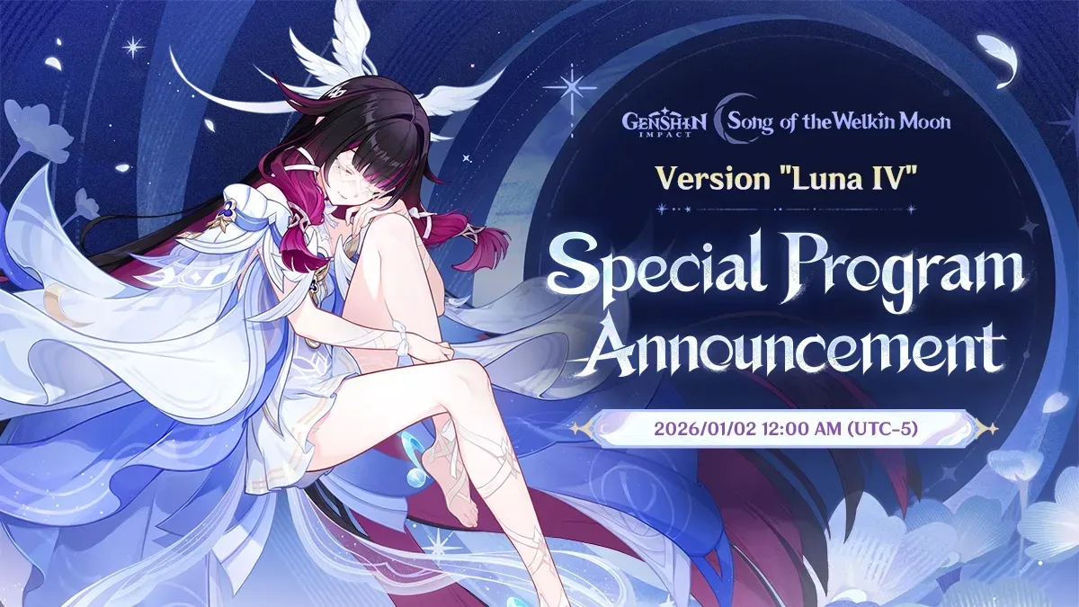 Genshin Impact 6.3 ‘Luna IV’ special program lands on January 2