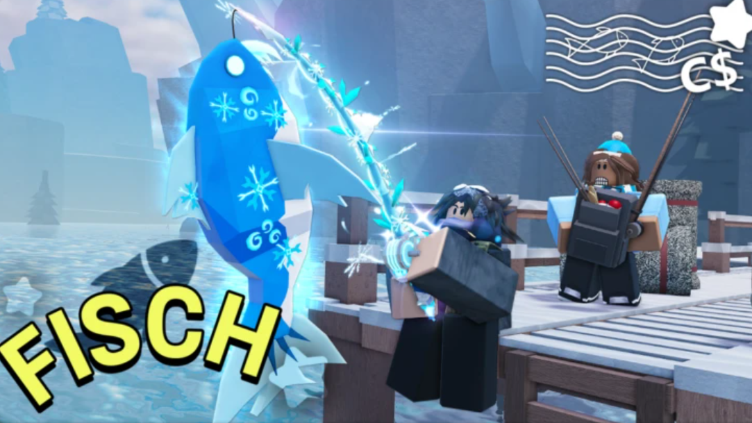 Unlock the Carbon Meister rod skin in Fisch’s Fischmas event