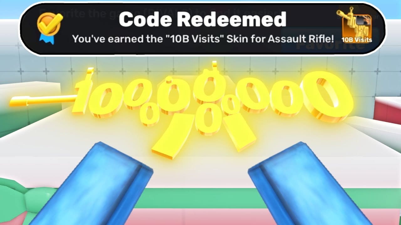 Roblox Rivals 10B Visits code and how the celebration reward works