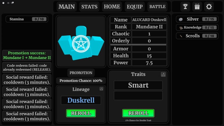 Magic & Divinity codes (January 2026) — full working list