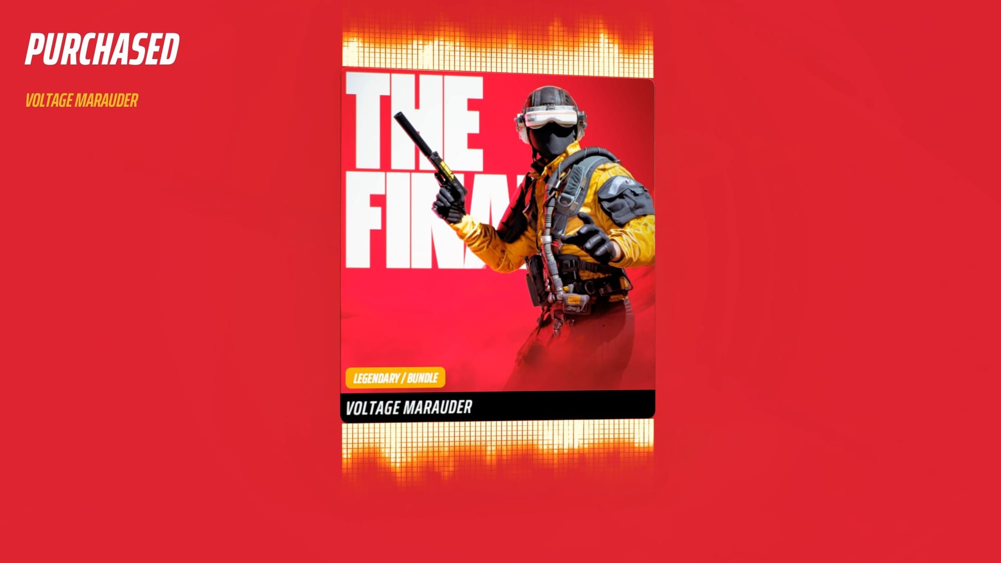 Voltage Marauder is a new ARC Raiders crossover outfit showing up in The Finals