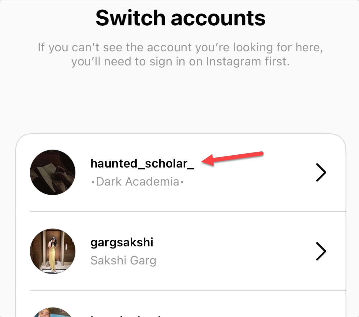 How to Switch Profiles on Threads