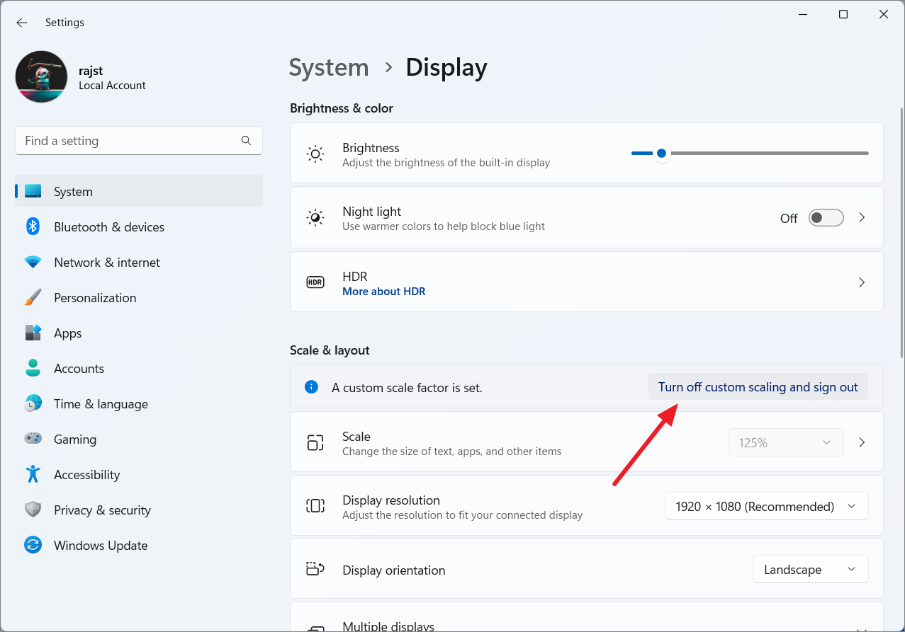 How To Change Display Scaling In Windows 11