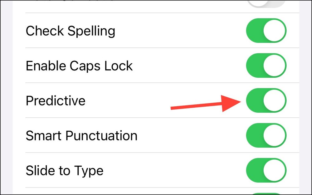 How To Enable Or Disable Inline Predictive Text Suggestions On IPhone