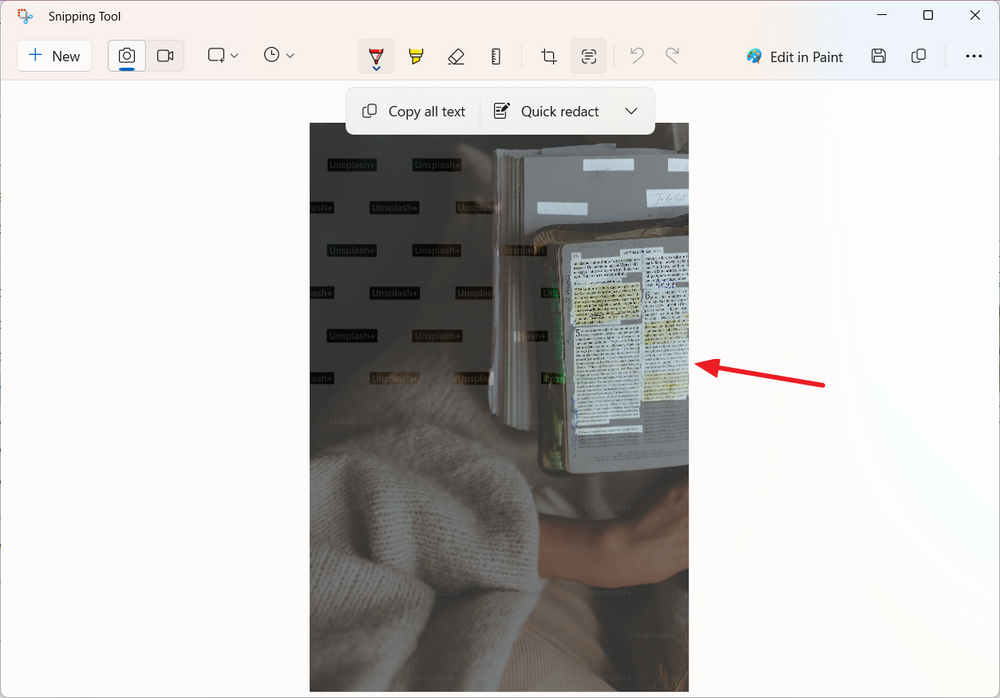 How to Copy Text from Images Using Snipping Tool on Windows 11