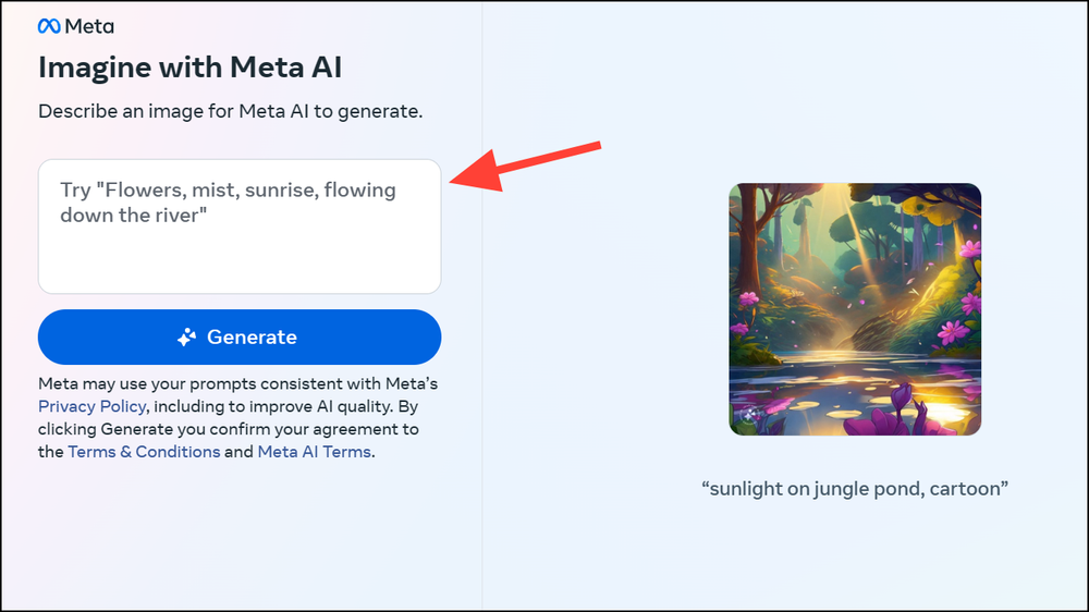 How to Use Meta AI Image Generator
