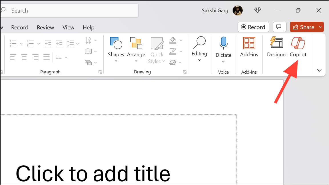 How to Use Copilot in PowerPoint