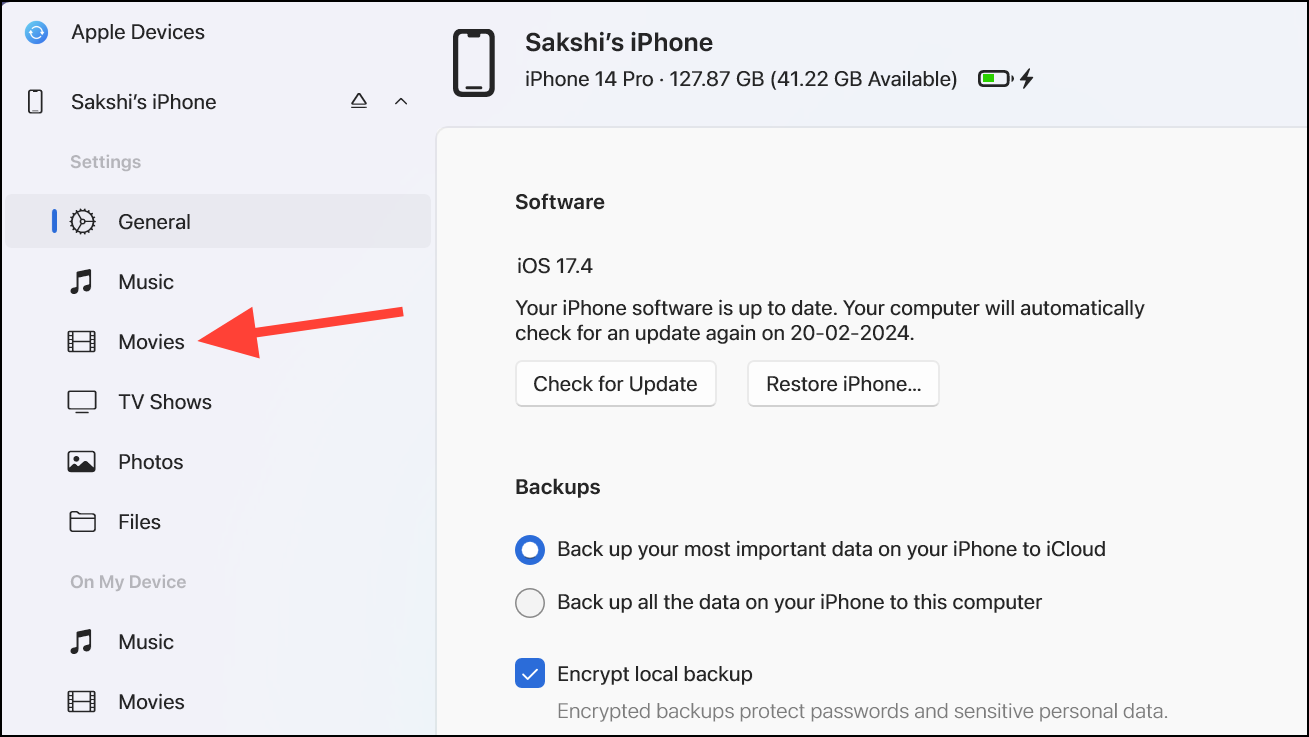 How to Sync Your iPhone Using Apple Devices App for Windows