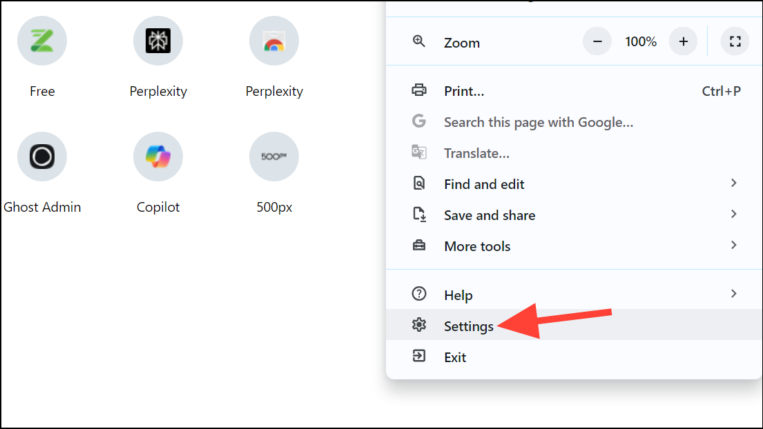 perplexity as default search engine chrome