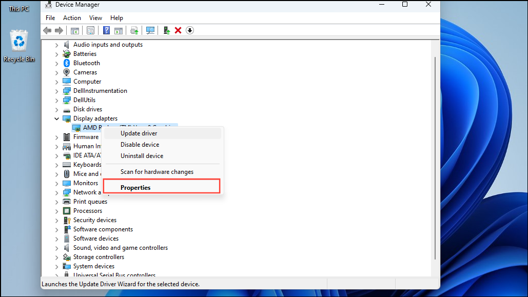 How to fix black screen after boot in Windows 11