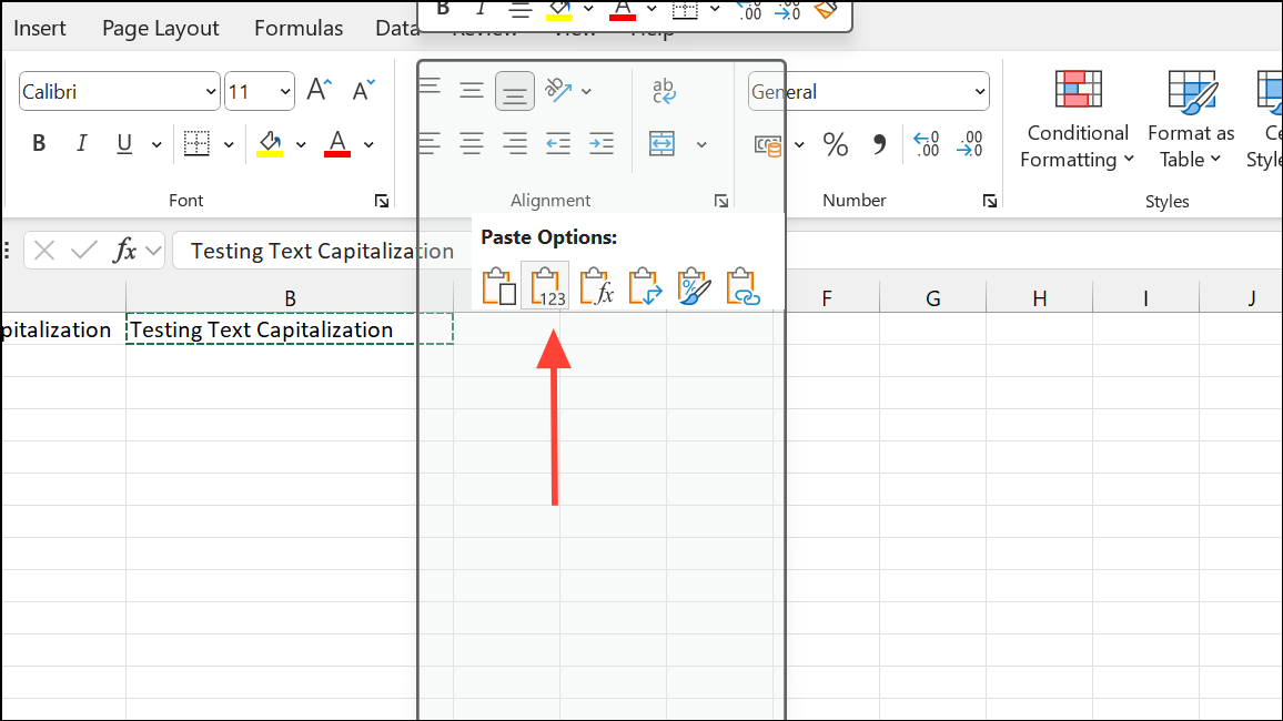 How to Capitalize the First Letter of a Text String in Excel