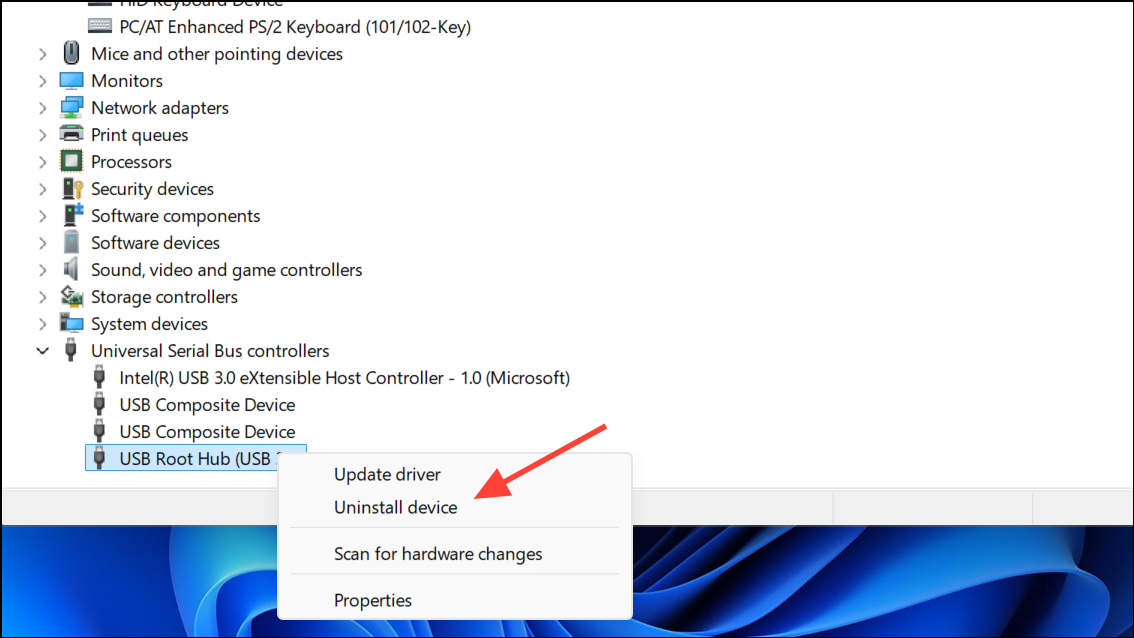 Fix mouse and keyboard not responding after pc wakes from sleep