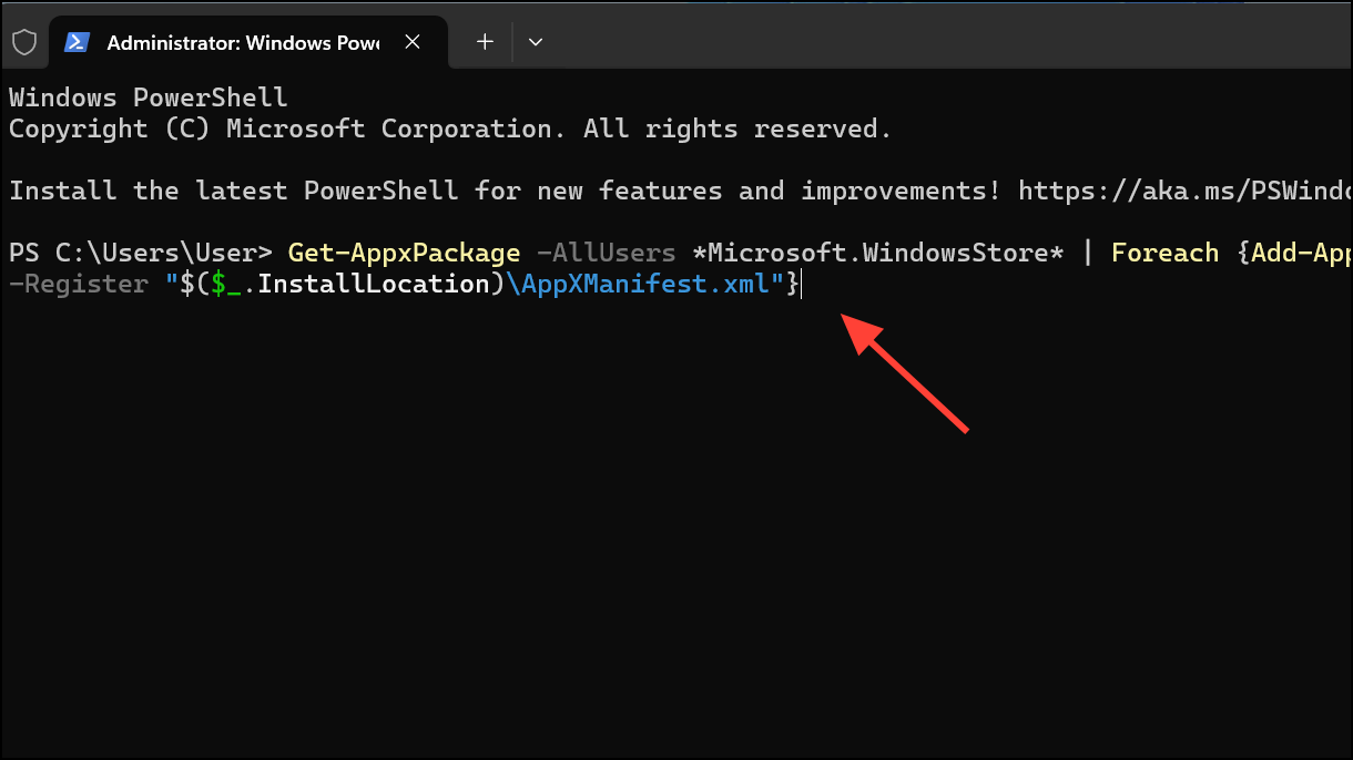 Fix Microsoft Store Apps Failing to Start on Windows 11