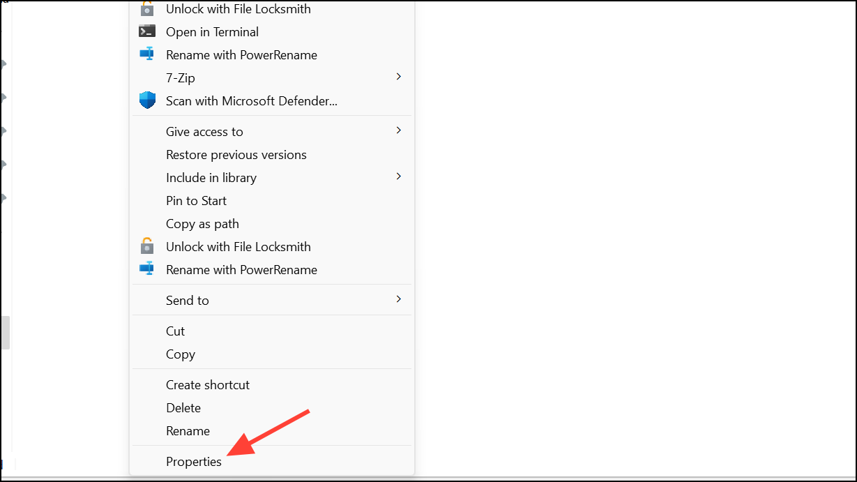 Hide Files and Folders Using a Shortcut on Windows 11