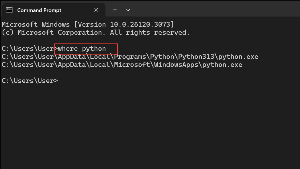 Add Python to PATH on Windows 11