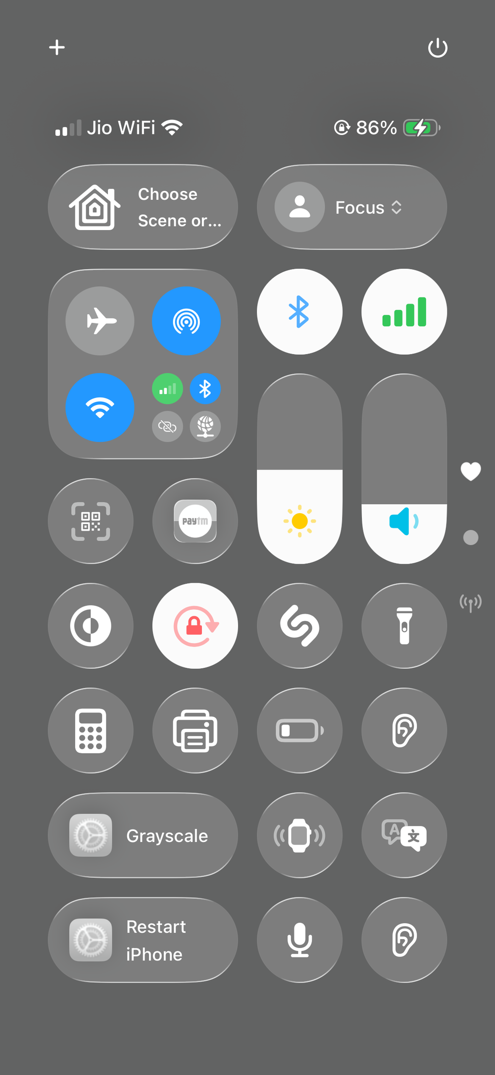 Reduce transparency to change Liquid Glass effects in iOS 26