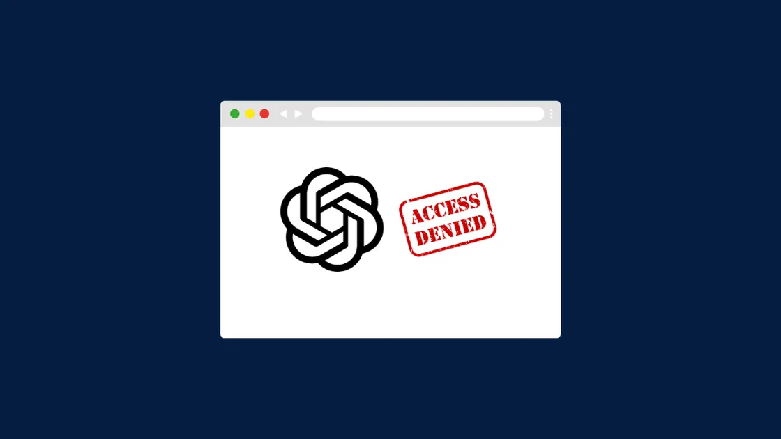 How to Fix ChatGPT Access Denied Error 1020
