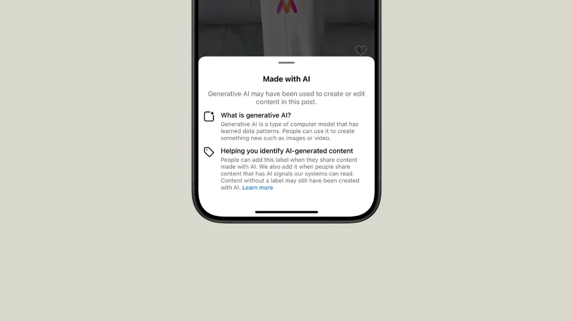 How to remove the 'Made with AI'/ 'AI Info' tag on Instagram