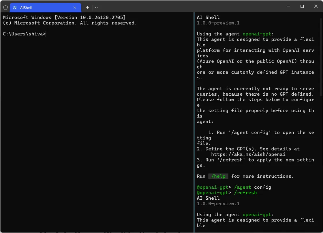 How to Install and Use AI Shell in Windows