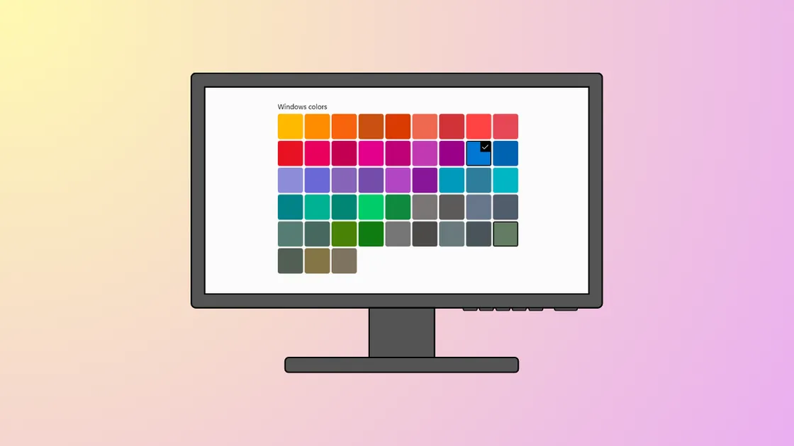 Delete Recent Colors History on Windows 11