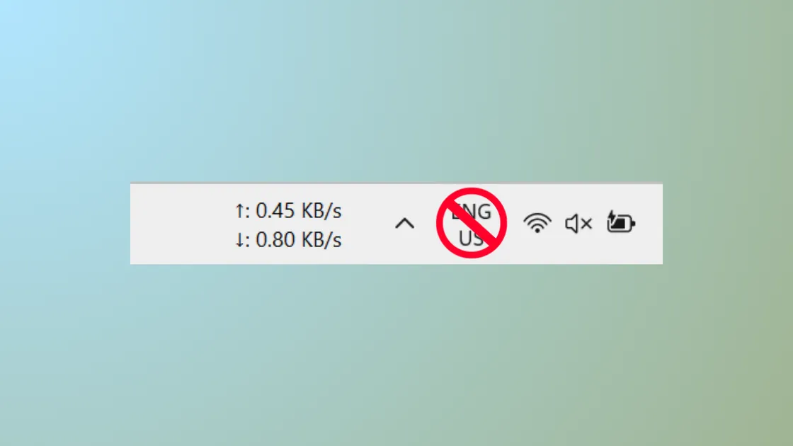 Disable Input Indicator or Language Bar in Windows 11