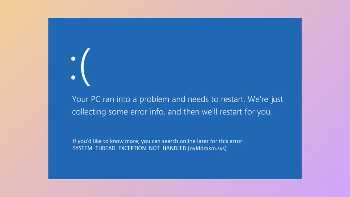 How to Fix the System Thread Exception Not Handled Blue Screen Error on Windows 11